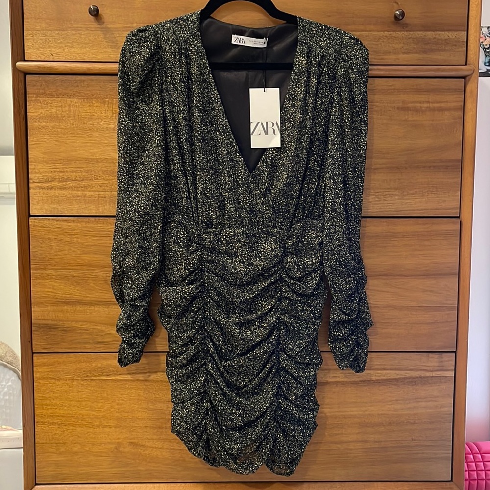 Zara Printed Mini Dress